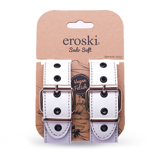 Esposas White c/cadena 3cm